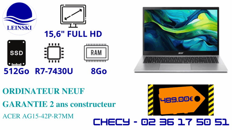 Neuf Portable Acer 15 Pouce
